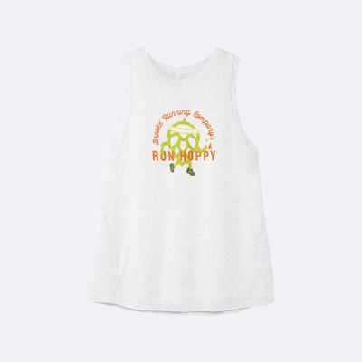 Women's Brooks Distance Graphic Tanks White | USA67130