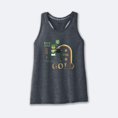 Women's Brooks Distance Tank 2.0 Tanks Grey | USA47135