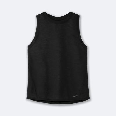 Women's Brooks Distance Tanks Black | USA36897