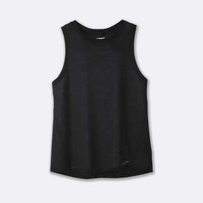 Women's Brooks Distance Tanks Black | USA52637