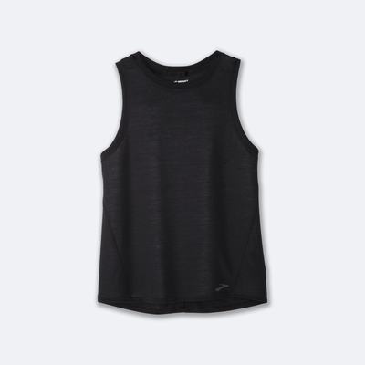 Women's Brooks Distance Tanks Black | USA91023