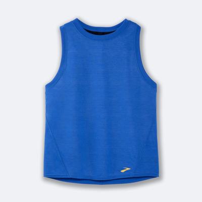 Women's Brooks Distance Tanks Blue | USA06789