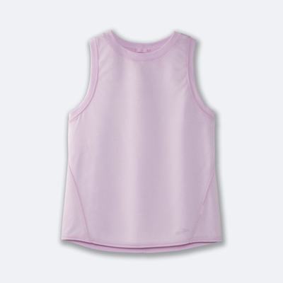 Women's Brooks Distance Tanks Purple | USA17650