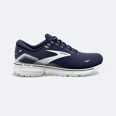 Women's Brooks Ghost 15 Road Running Shoes Navy | USA93801