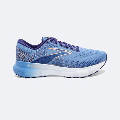 Women's Brooks Glycerin 20 Road Running Shoes Blue/White | USA96457