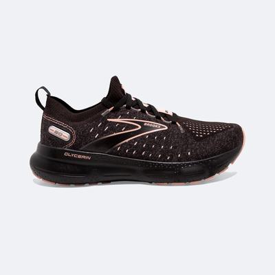 Women's Brooks Glycerin StealthFit 20 Road Running Shoes Black | USA29407