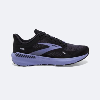 Women's Brooks Launch GTS 9 Road Running Shoes Black/Purple | USA56179