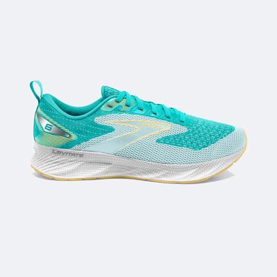 Women's Brooks Levitate 6 Road Running Shoes Blue/Yellow | USA96130