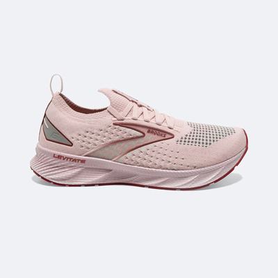 Women's Brooks Levitate StealthFit 6 Road Running Shoes Pink | USA31608