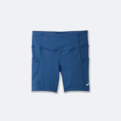 Women's Brooks Method 5" Short Tight Blue Grey | USA29470