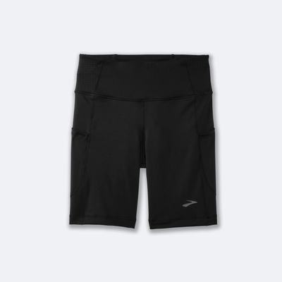 Women's Brooks Method 8" Short Tight Black | USA61524