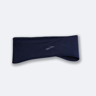 Women's Brooks Notch Thermal Headband Navy | USA74126