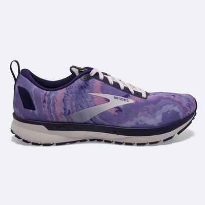 Women's Brooks Revel 4 Running Shoes Purple/Purple/Black | USA42691