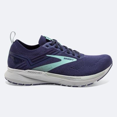 Women's Brooks Ricochet 3 Road Running Shoes Navy/Blue | USA97105