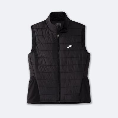 Women's Brooks Shield Hybrid 2.0 Vest Black | USA98170