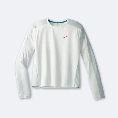 Women's Brooks Sprint Free Long Sleeve 2.0 T-Shirts Mint | USA46982