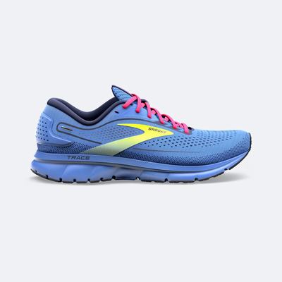 Women's Brooks Trace 2 Road Running Shoes Blue/Pink | USA48102