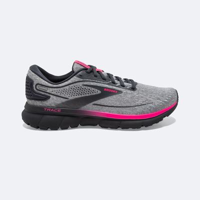 Women's Brooks Trace 2 Road Running Shoes Grey/Pink | USA56149