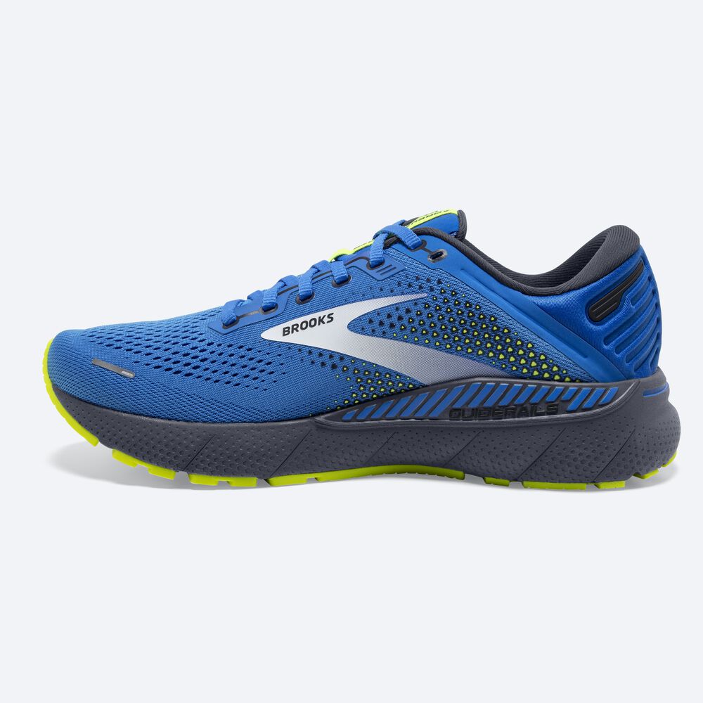 Men's Brooks Adrenaline GTS 22 Road Running Shoes Blue | USA58179