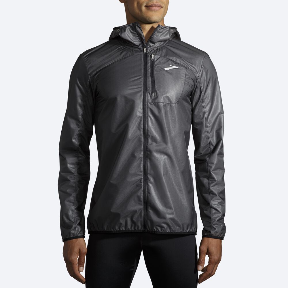 Men's Brooks All Altitude Jackets Black | USA68423