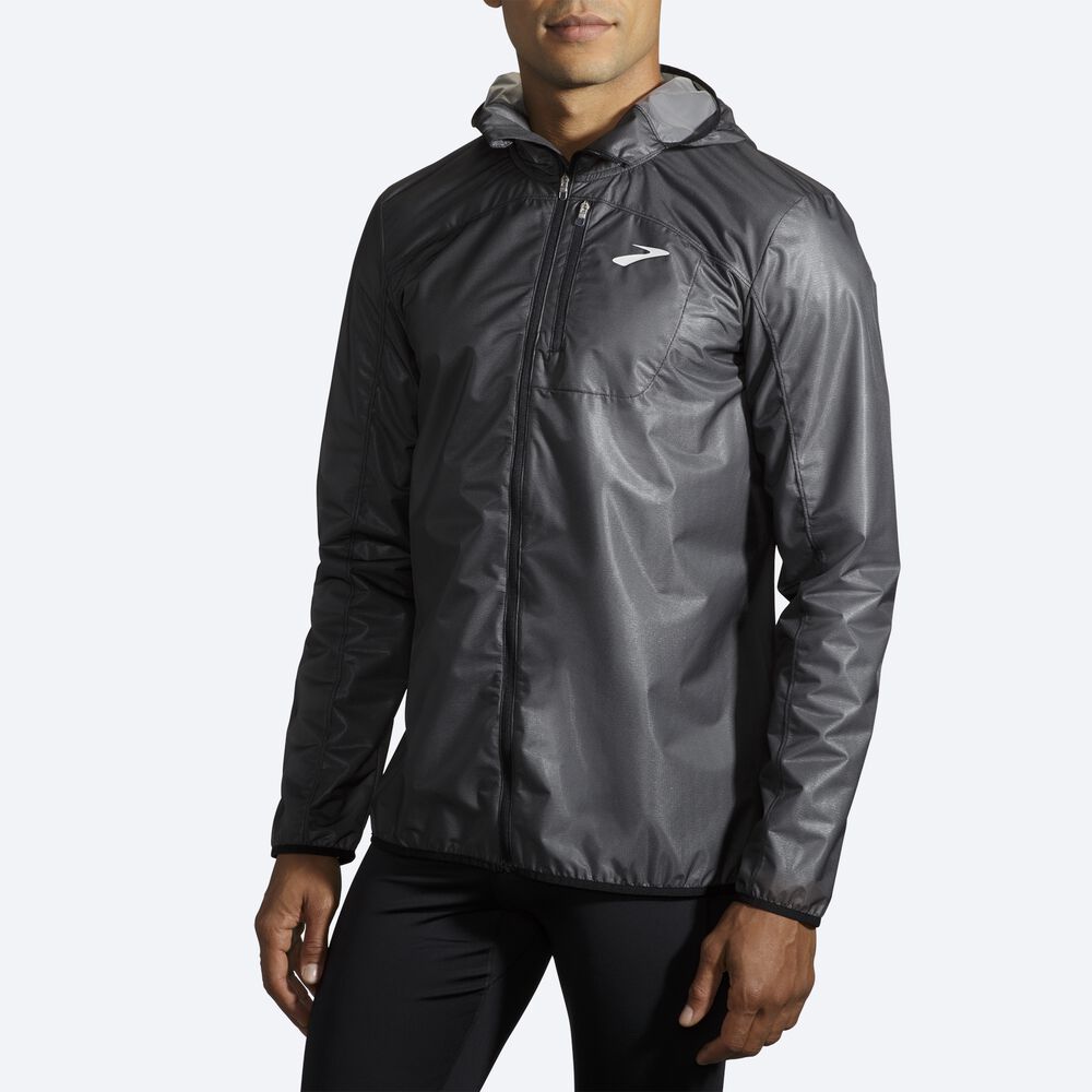 Men's Brooks All Altitude Jackets Black | USA68423