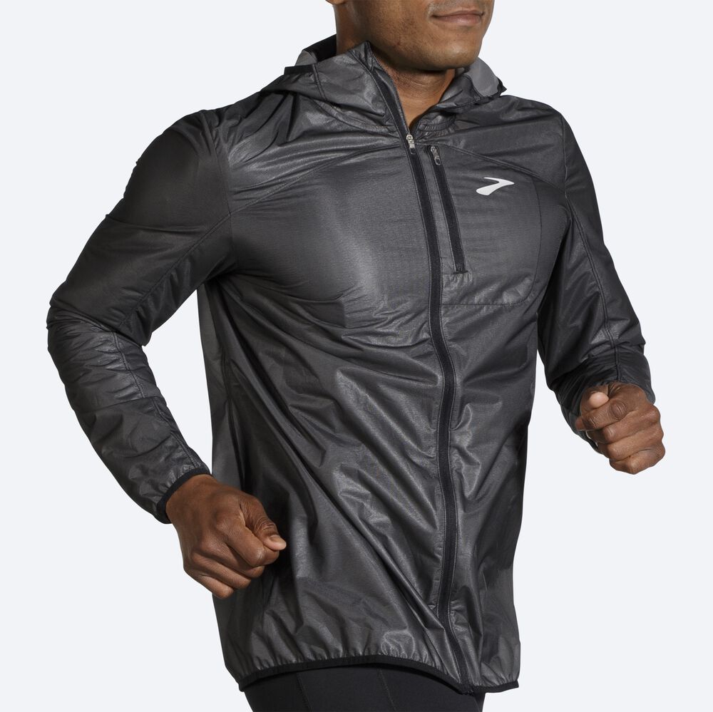 Men's Brooks All Altitude Jackets Black | USA68423