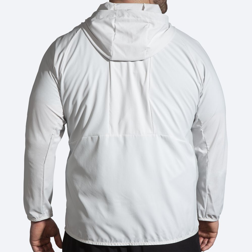 Men's Brooks Canopy Jackets White | USA46321