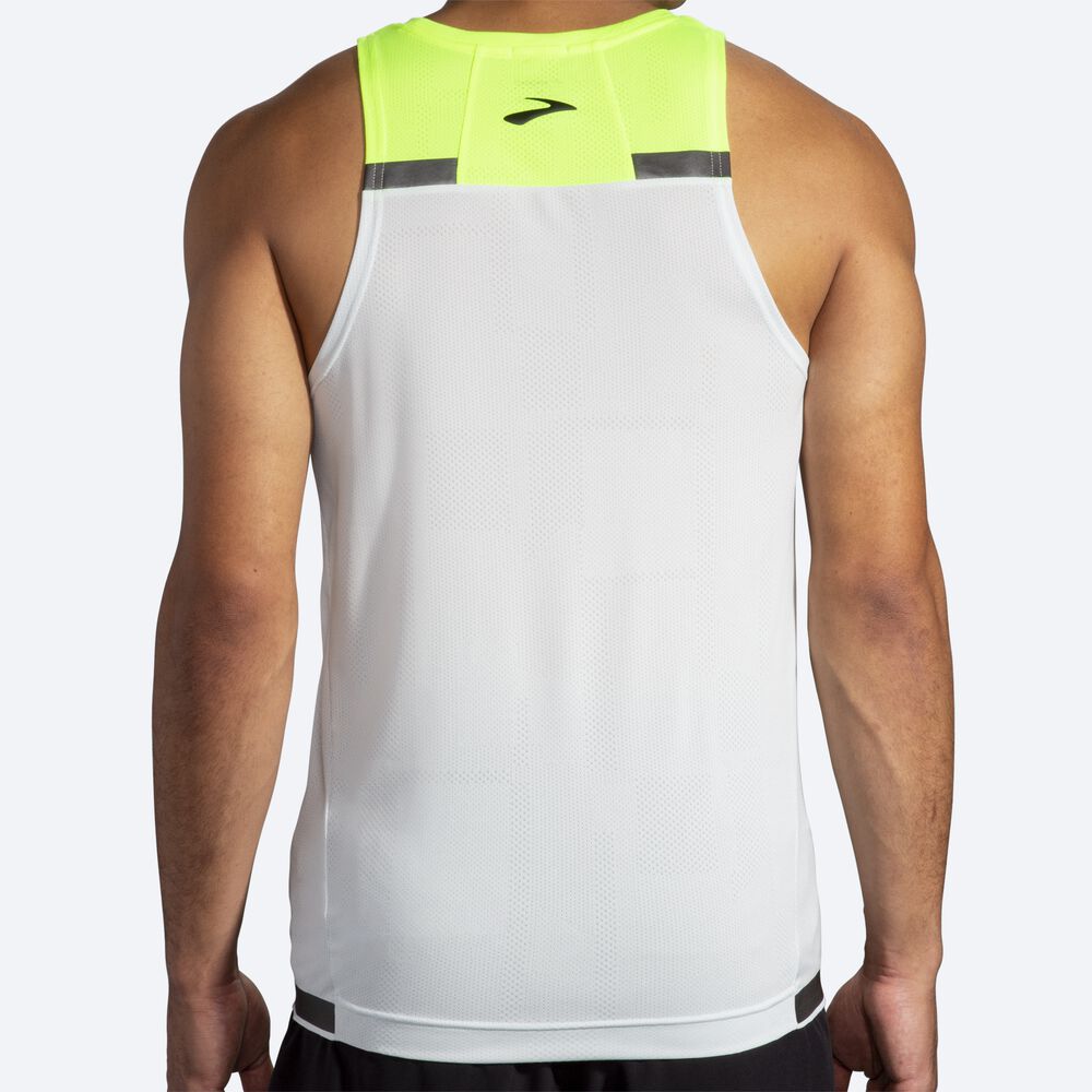 Men's Brooks Carbonite Tanks Grey | USA69482