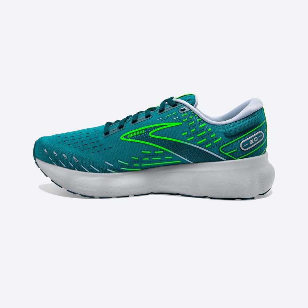 Men's Brooks Glycerin 20 Running Shoes Green | USA86407