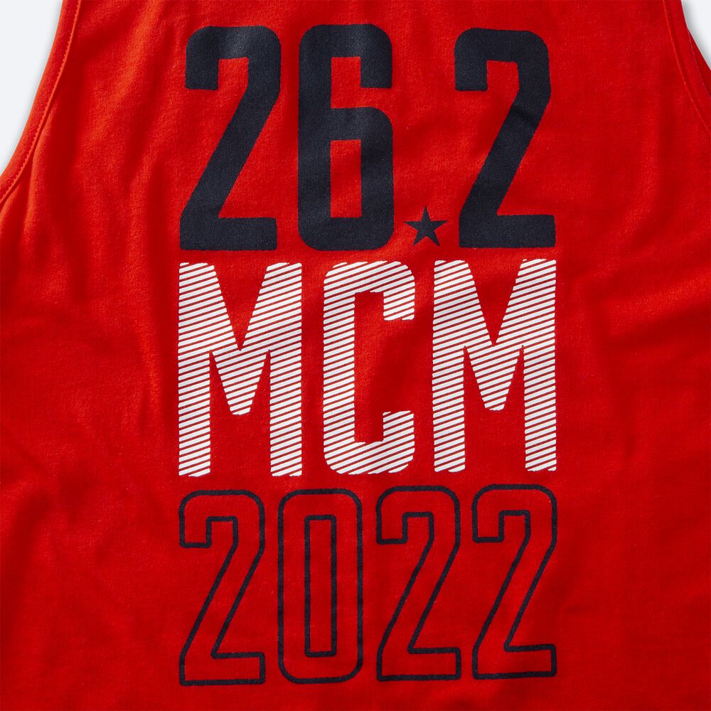 Men's Brooks MCM22 Distance Graphic Tanks Red | USA08952