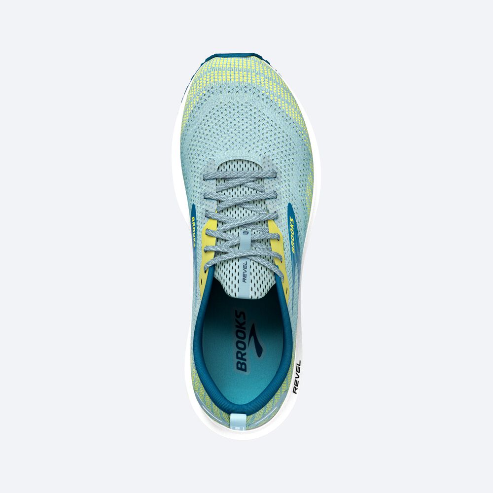 Men's Brooks Revel 6 Running Shoes Light Blue | USA96738