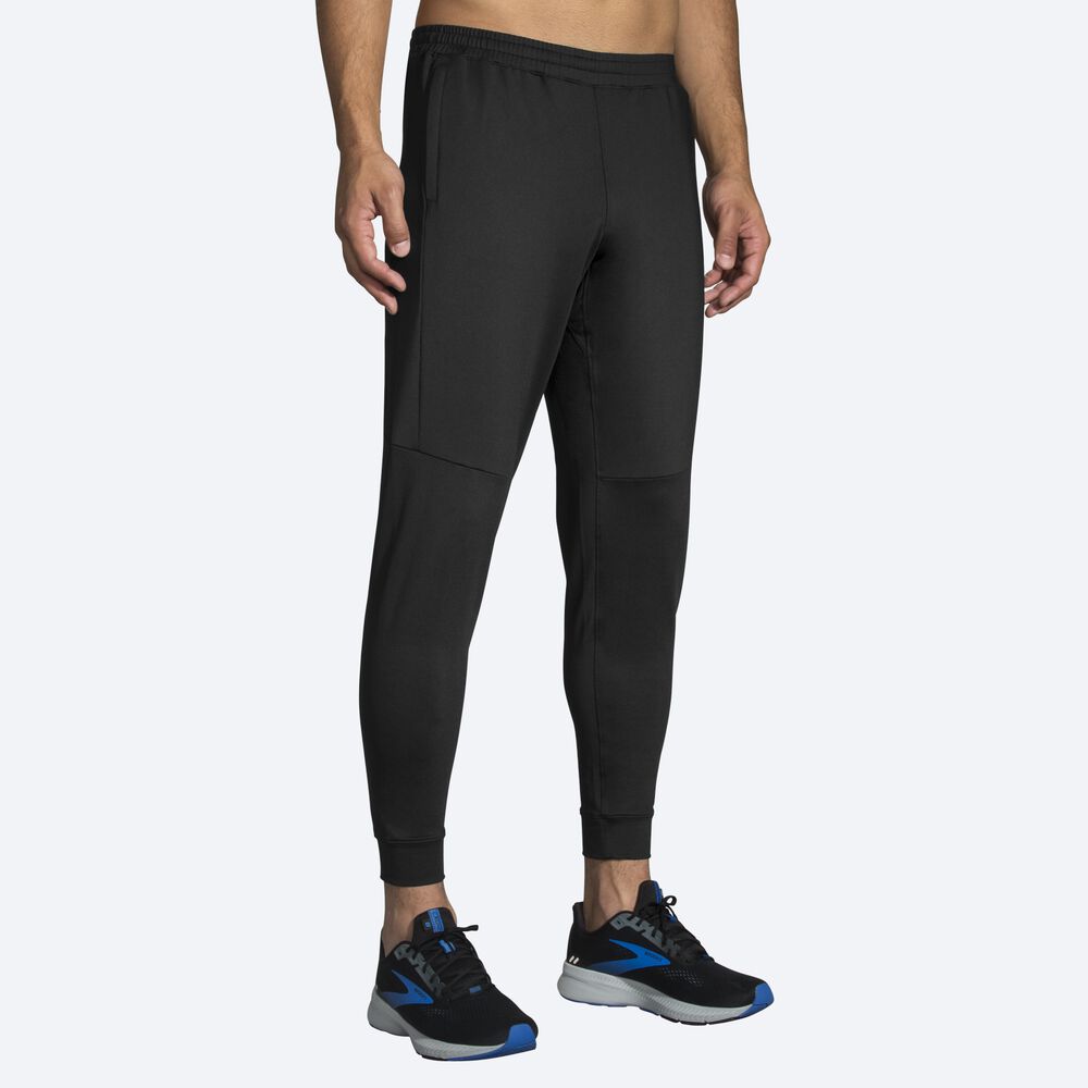 Men's Brooks Spartan Jogger Black | USA51370