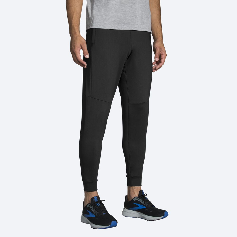 Men's Brooks Spartan Jogger Black | USA51370