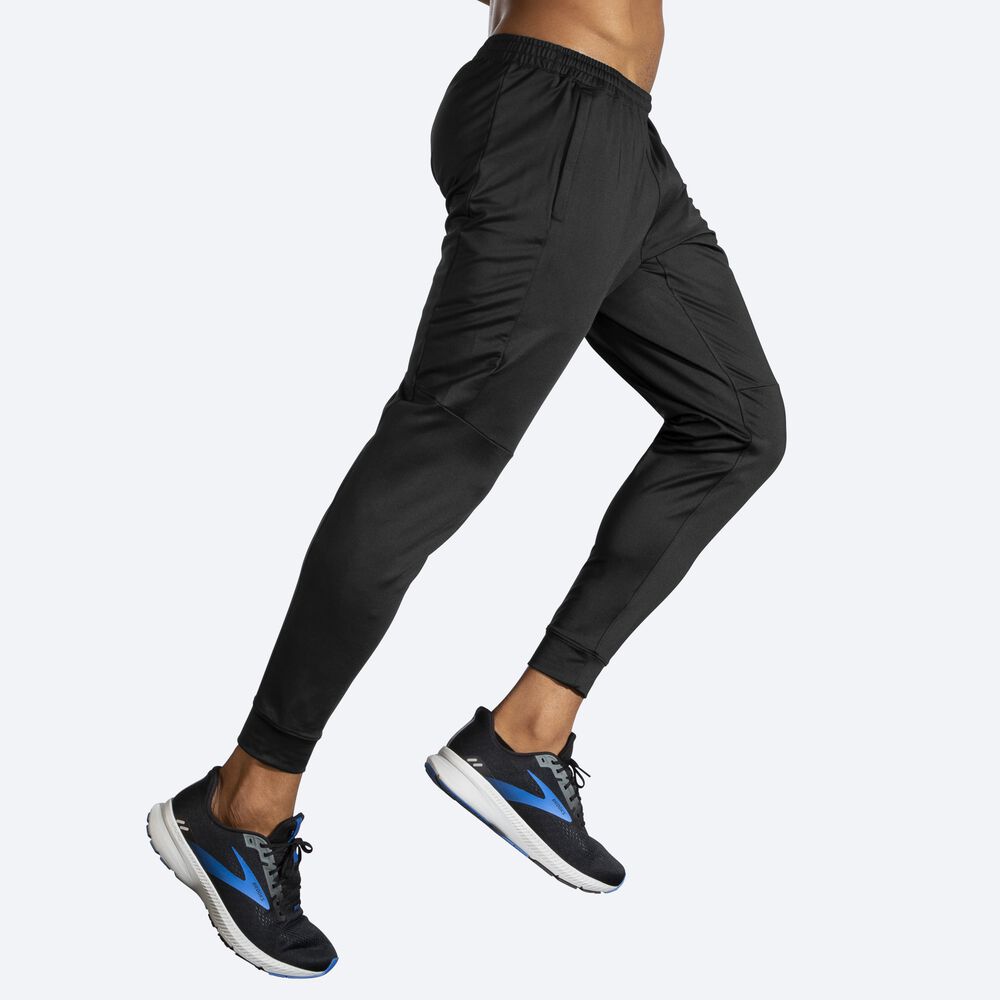 Men's Brooks Spartan Jogger Black | USA51370