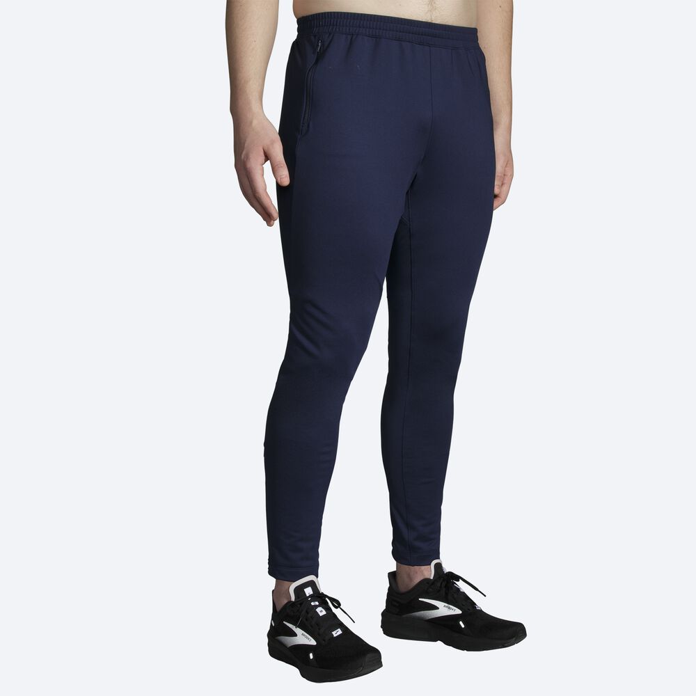 Men's Brooks Spartan Pants Navy | USA32518