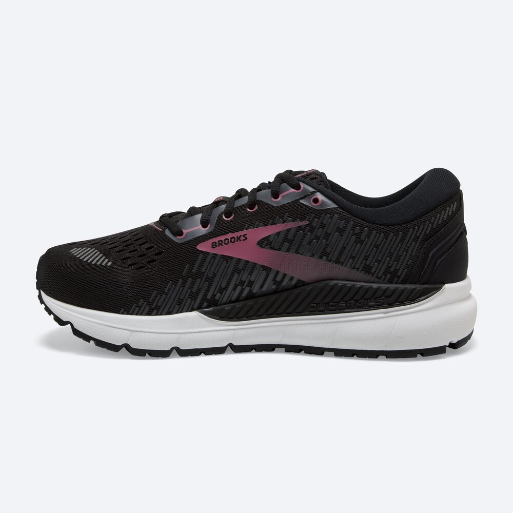 Women's Brooks Addiction GTS 15 Road Running Shoes Black | USA87493