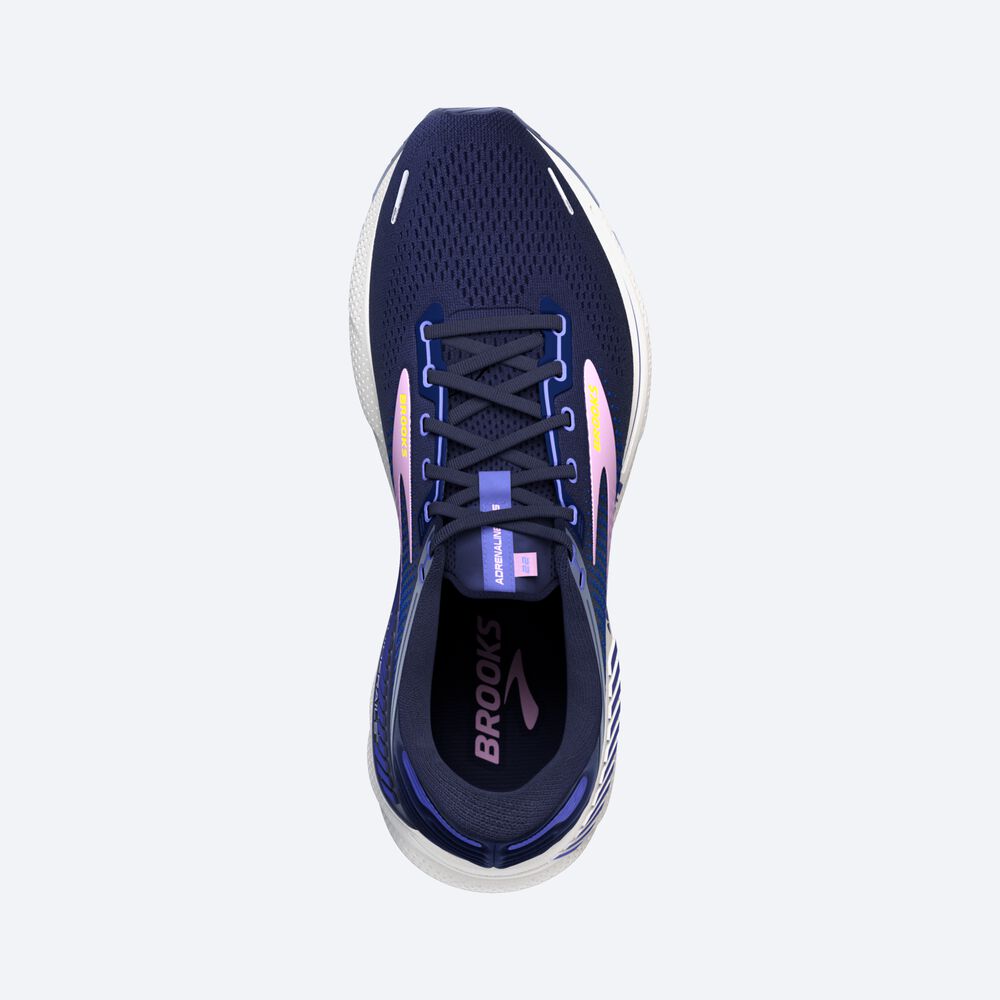 Women's Brooks Adrenaline GTS 22 Road Running Shoes Navy/Blue | USA65730