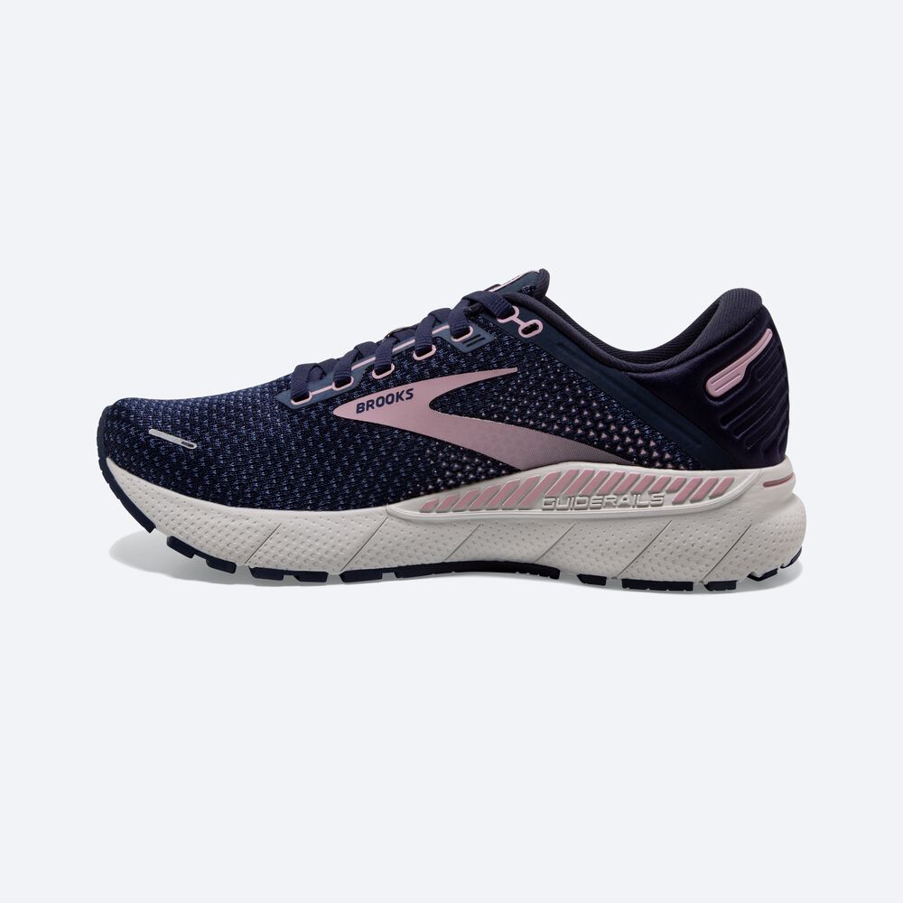 Women's Brooks Adrenaline GTS 22 Road Running Shoes Navy | USA95061