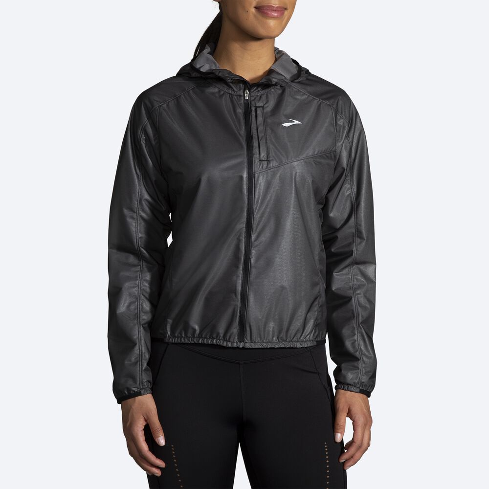 Women's Brooks All Altitude Jackets Black | USA32098