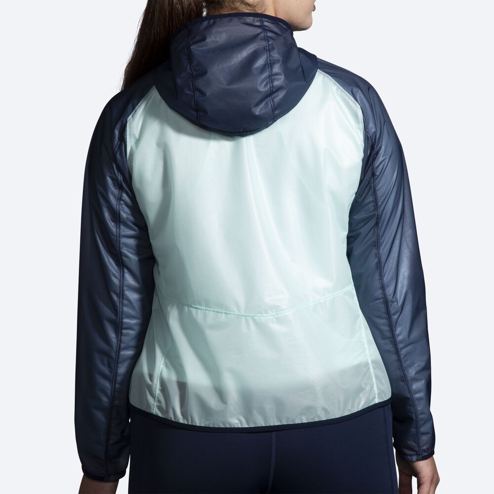 Women's Brooks All Altitude Jackets Blue Multicolor | USA03821