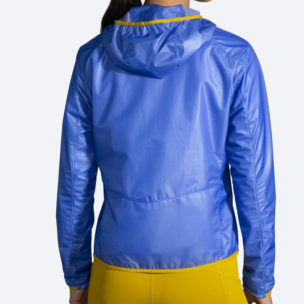 Women's Brooks All Altitude Jackets Blue/Gold | USA27015