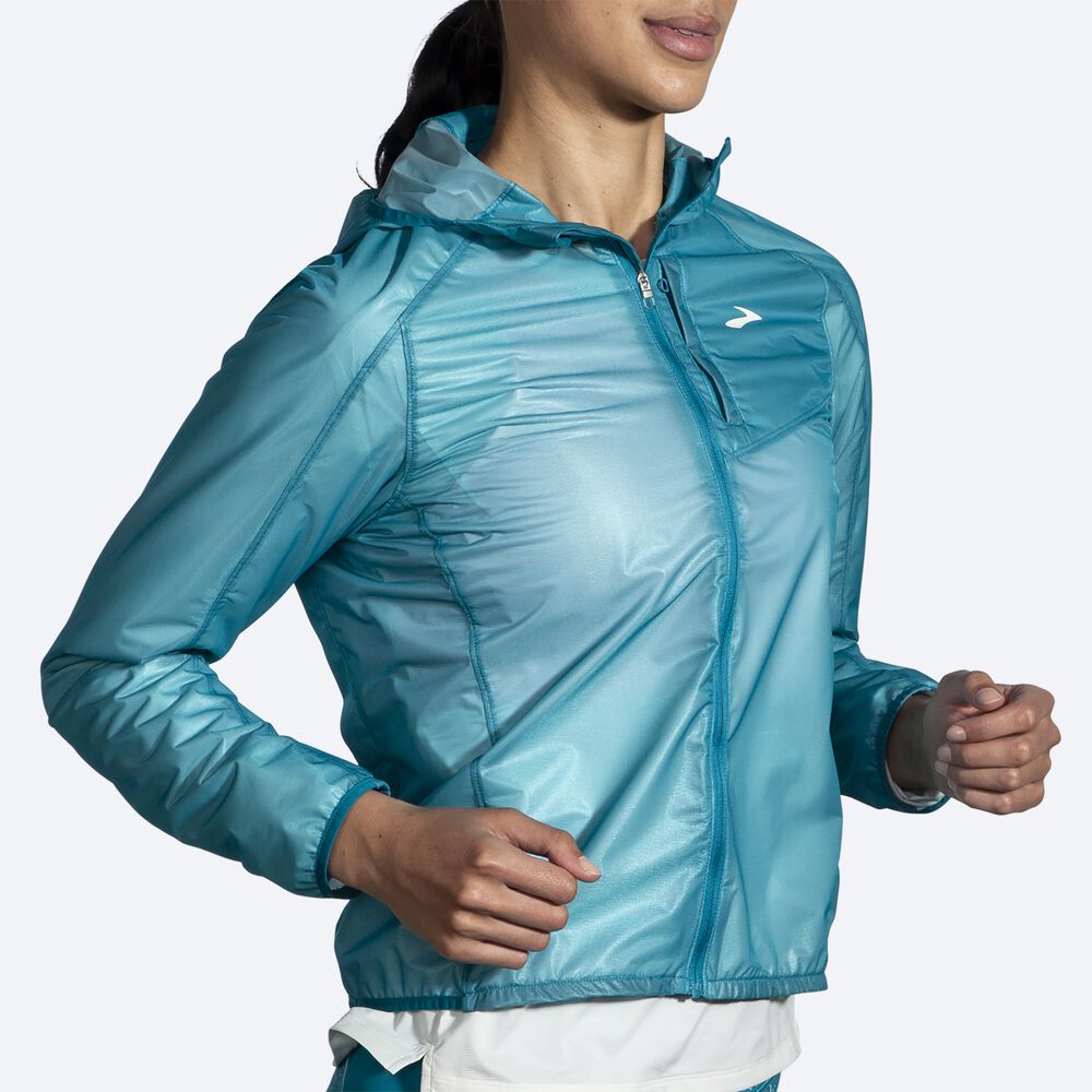 Women's Brooks All Altitude Jackets Green | USA67592