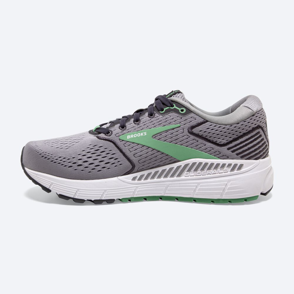 Women's Brooks Ariel '20 Road Running Shoes Grey/Black/Green | USA26903