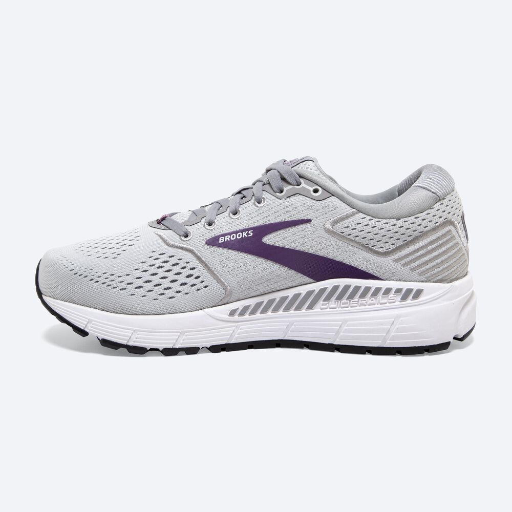 Women's Brooks Ariel '20 Running Shoes Grey/Purple | USA97120