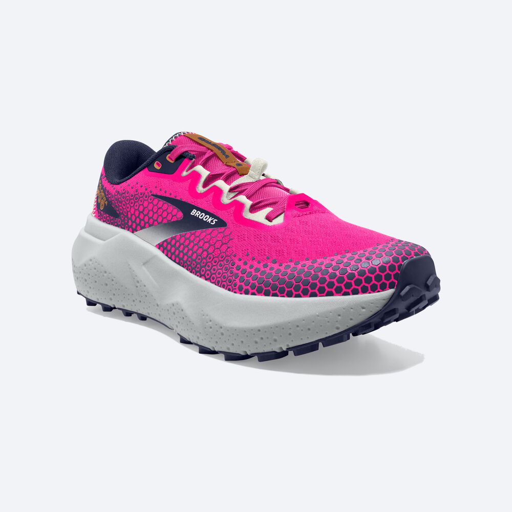 Women's Brooks Caldera 6 Trail Running Shoes Pink/Navy | USA61942