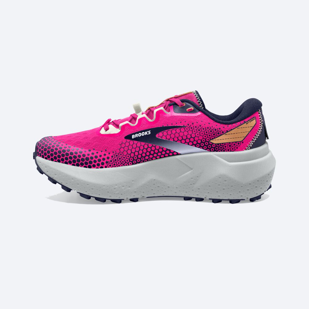 Women's Brooks Caldera 6 Trail Running Shoes Pink/Navy | USA61942