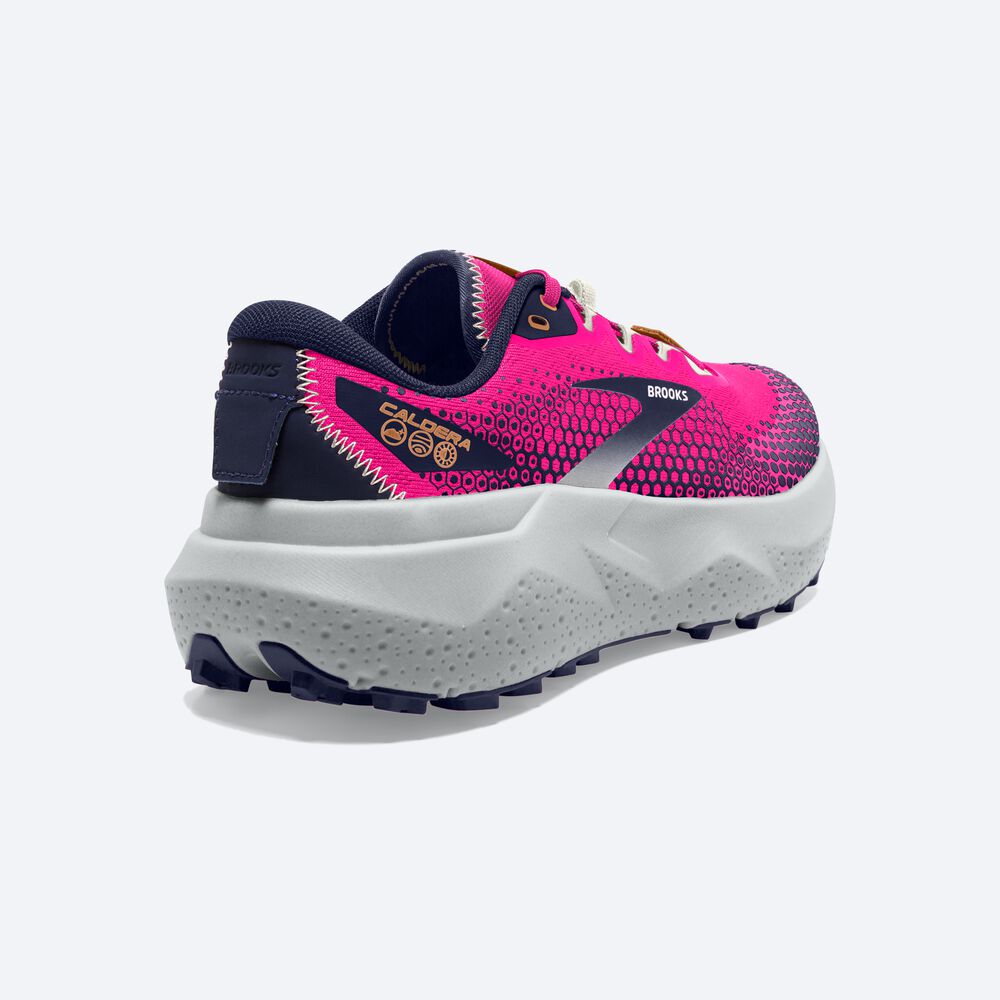 Women's Brooks Caldera 6 Trail Running Shoes Pink/Navy | USA61942