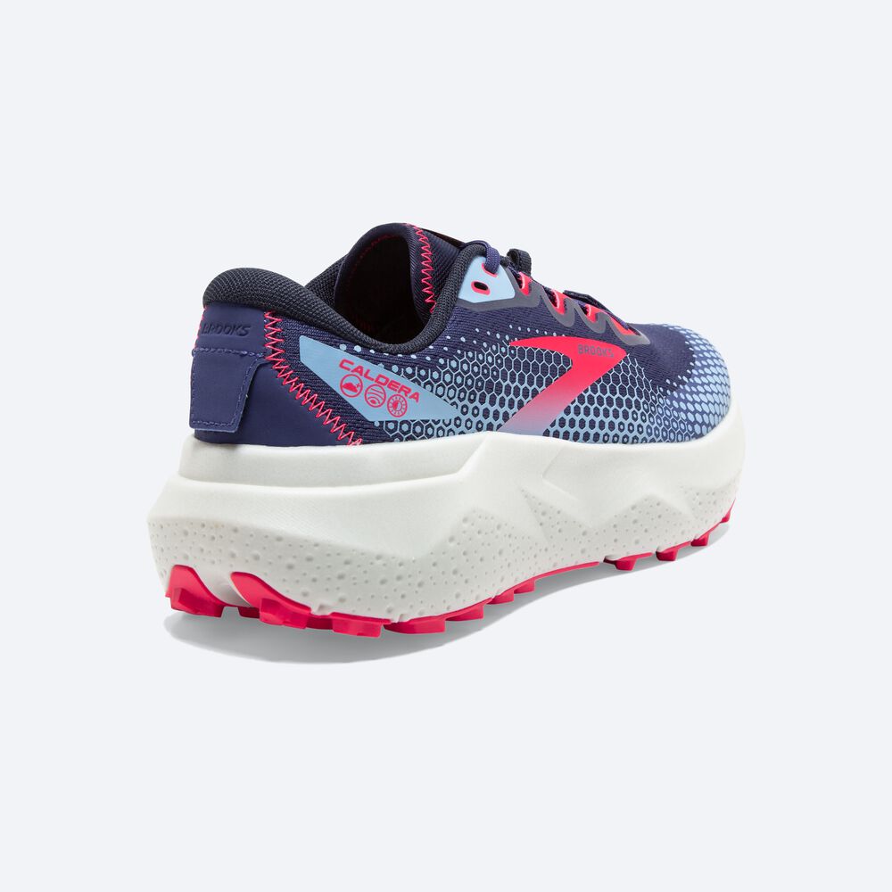 Women's Brooks Caldera 6 Trail Running Shoes Deep/Pink | USA71342