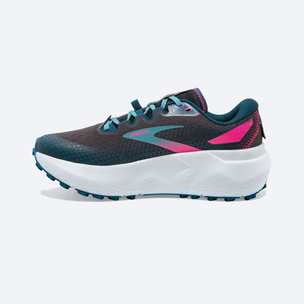 Women's Brooks Caldera 6 Trail Running Shoes Blue Coral/Pink | USA79618