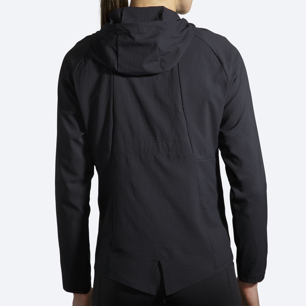 Women's Brooks Canopy Jackets Black | USA15698